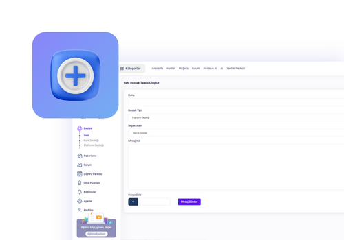 Platform Desteği 3 Kategori Secin
